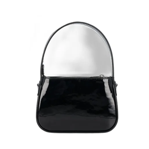 Logo Embellished Zipped Tote Bag