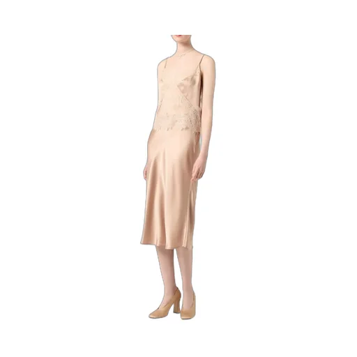 Bias-Cut Mid-Rise Skirt
