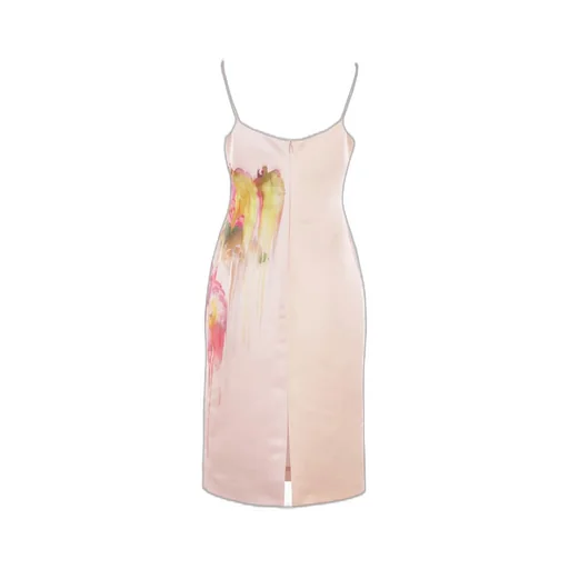 Floral Printed Sleeveless Midi Dress