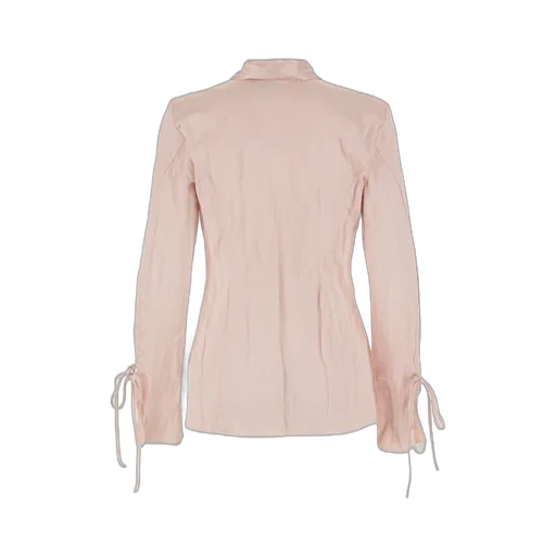 Crinkled Satin Shirt