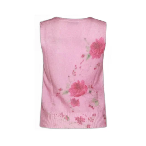 Rose Printed Knitted Top