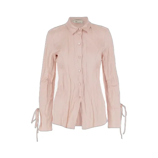 Crinkled Satin Shirt