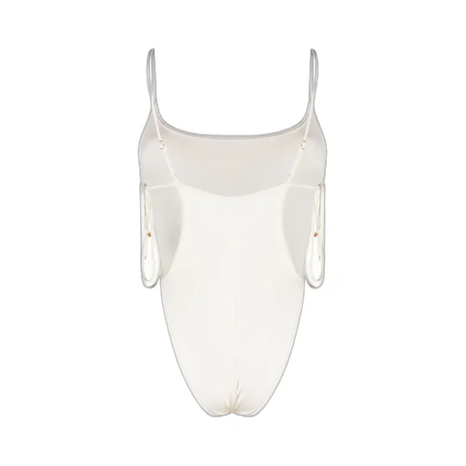 Logo Embellished One-Piece Swimsuit