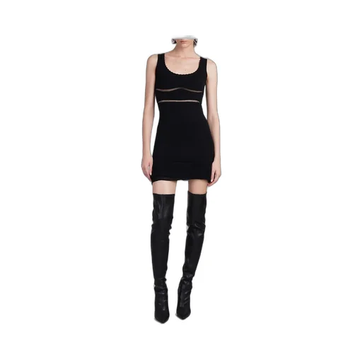 Sleeveless Jersey Mini Dress