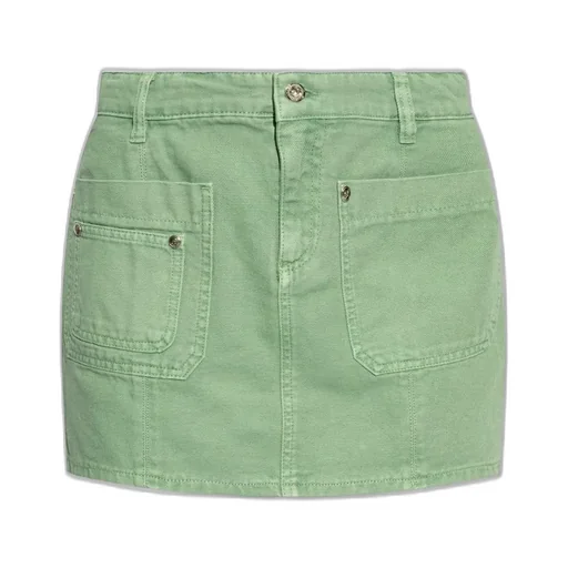 Embroidered Logo Mini Skirt