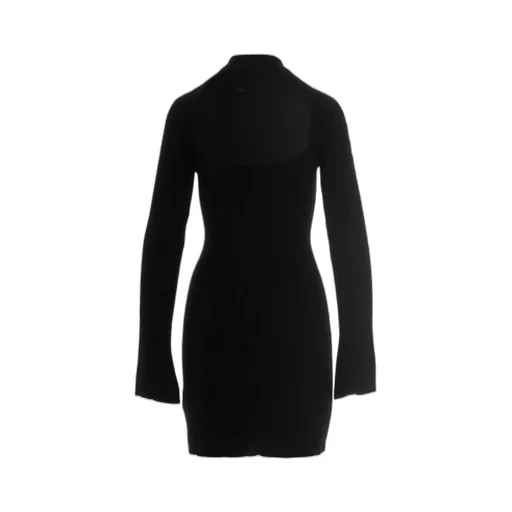 Rose Detailed Long Sleeve Dress