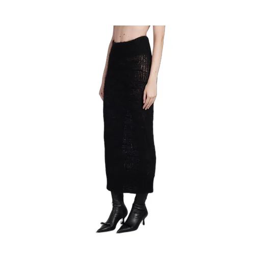 Brushed Knitted Maxi Skirt