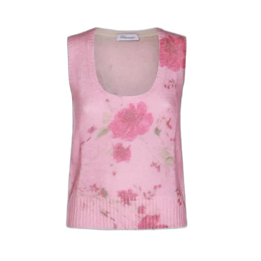 Rose Printed Knitted Top