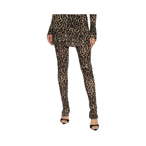 Chic Patterned Slim Pants