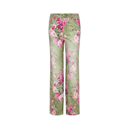 Floral Printed Wide Leg Trousers