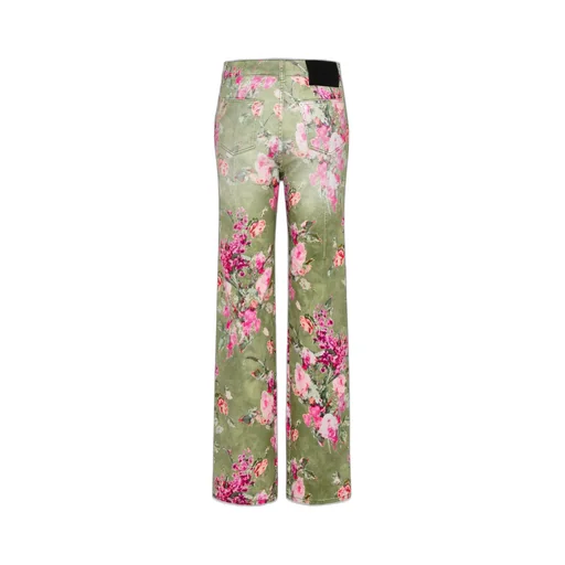 Floral Printed Wide Leg Trousers