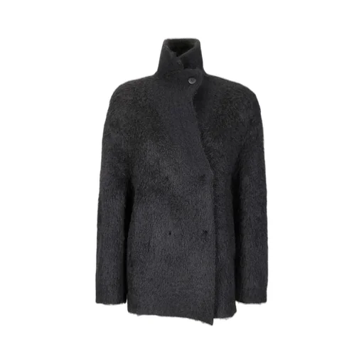 Double-Breasted Fur Jacket