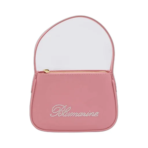 Logo Embellished Top Handle Bag