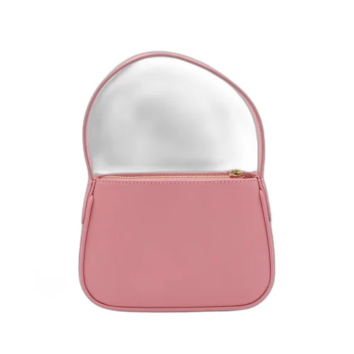 Logo Embellished Top Handle Bag