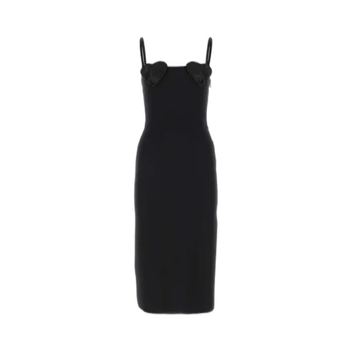 Heart Rhinestone Embellished Slip Dress