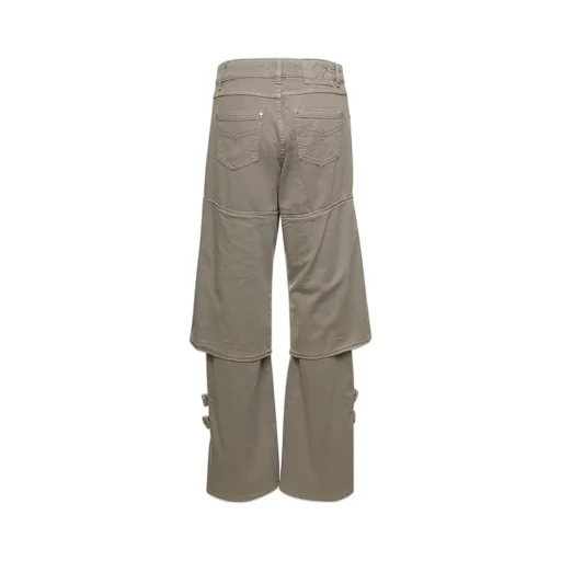 Buckle Detailed Cargo Jeans