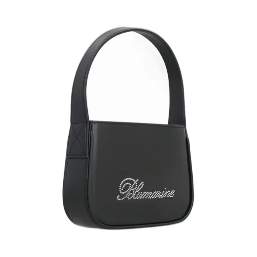 Logo Embellished Top Handle Bag