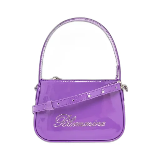 Logo Embellished Zipped Tote Bag