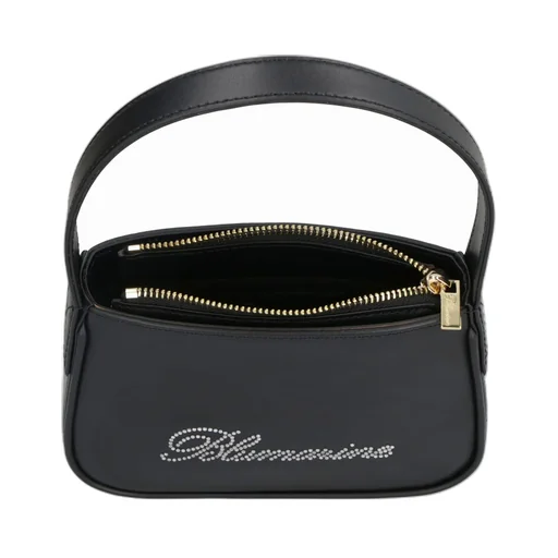 Logo Embellished Top Handle Bag