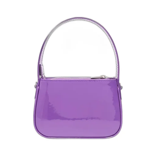 Logo Embellished Zipped Tote Bag