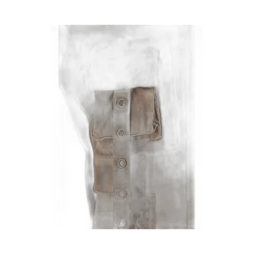 Eyelet-Detailed Denim Jacket