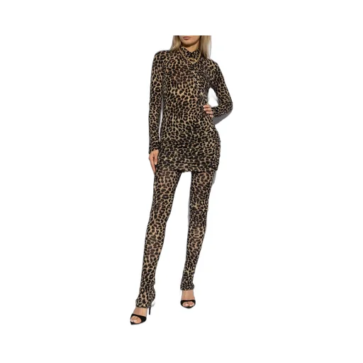 Chic Patterned Slim Pants