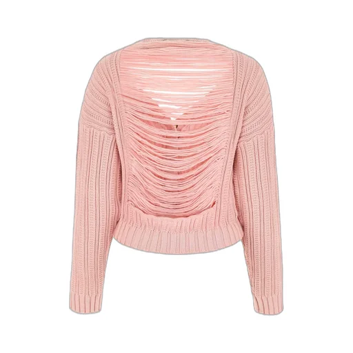 V-Neck Buttoned Knitted Cardigan