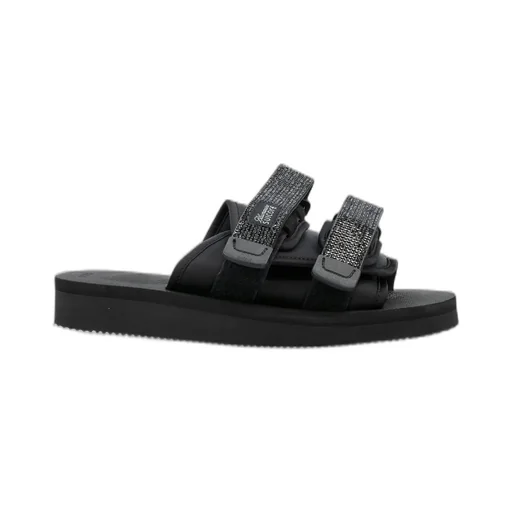 X Suicoke Embellished Touch Strap Slides