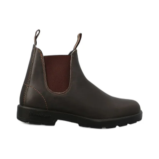 Round-Toe Ankle Boots