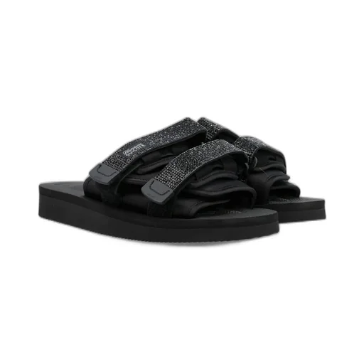 X Suicoke Embellished Touch Strap Slides