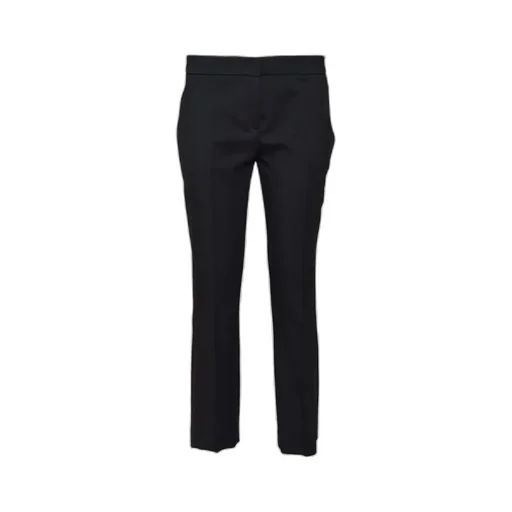 Low-Rise Cropped Trousers