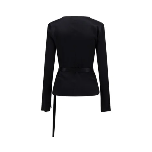 Belted Long-Sleeve Top