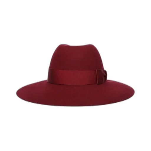 Wide-Brim Fedora Hat