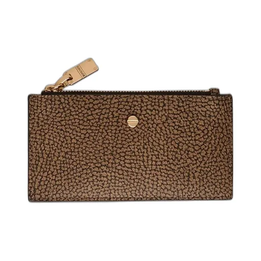 Logo Engraved Zipped Card Holder