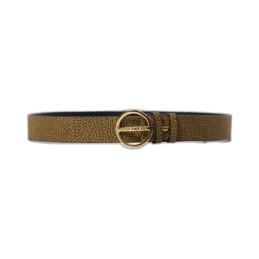 Logo Engraved Buckle Belt