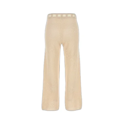 Crochet Wide-Leg Pants