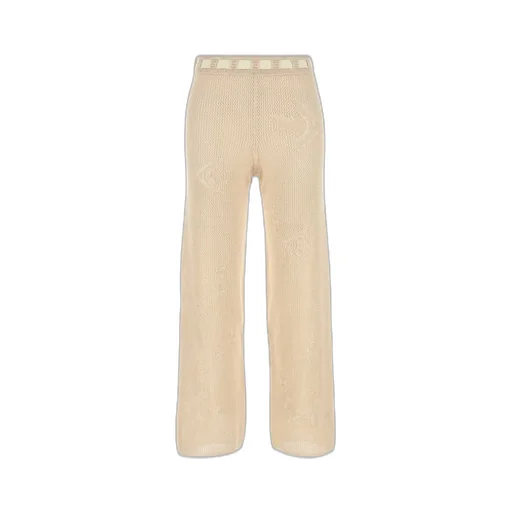 Crochet Wide-Leg Pants