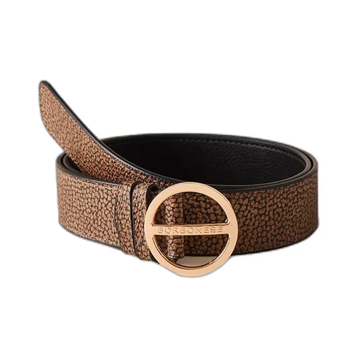Logo-Engraved Buckle Belt