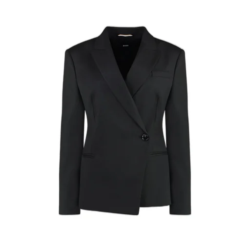 Double Breasted Slim-Fit Blazer