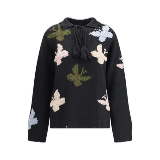 Bowrain Lace-Up Knitwear