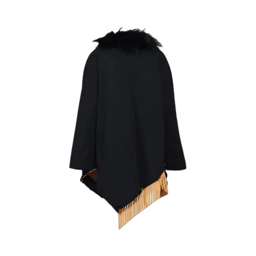 Fur Collared Button-Up Parka