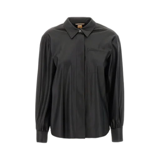 Long Sleeved Concealed Button Shirt
