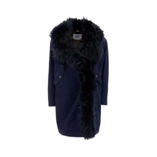 Fur Trimmed Button-Up Parka