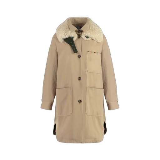 Collared Button-Up Parka