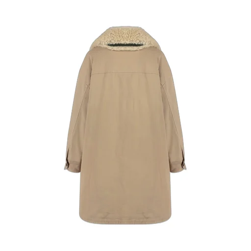 Collared Button-Up Parka