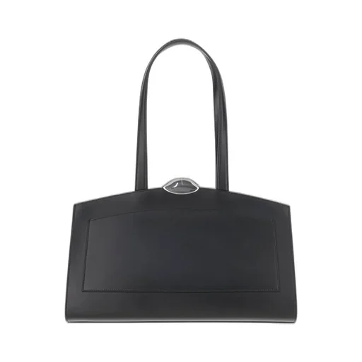 Serena Logo Debossed Shoulder Bag