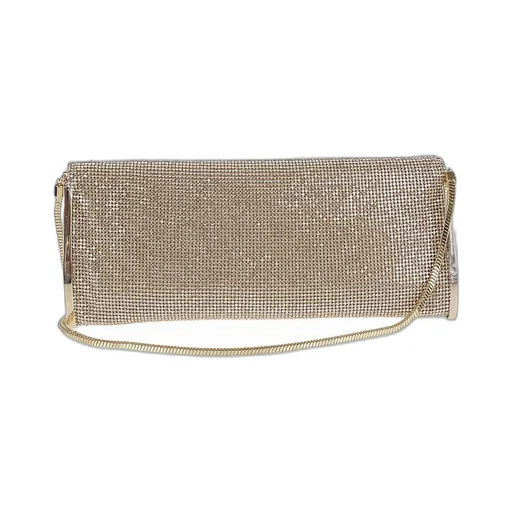Kate Chain-Link Clutch Bag