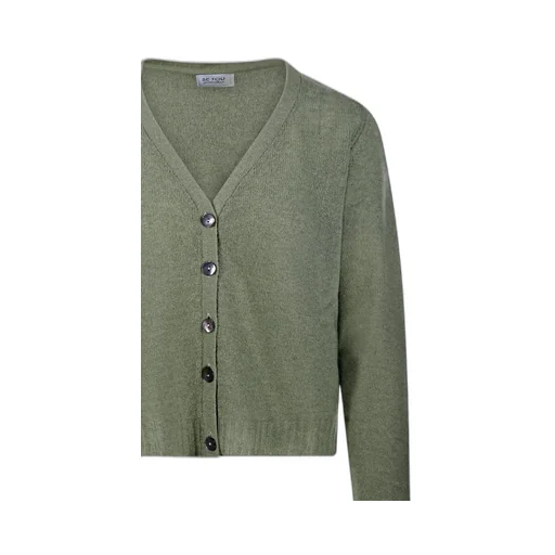 Buttoned Knit Cardigan