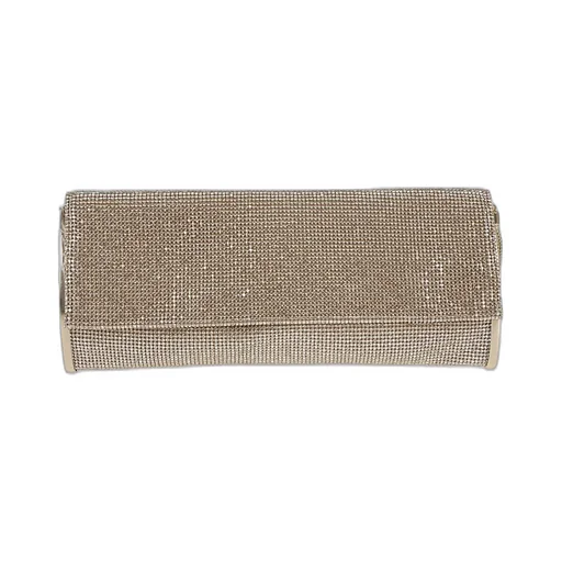 Kate Chain-Link Clutch Bag