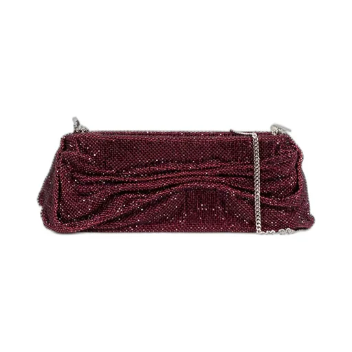 Ondina Metallic Mesh Clutch Bag